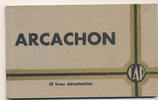 Frankreich, 11 Ansichtskarten in der Mappe, Arcachon, schwarz / weiss, -