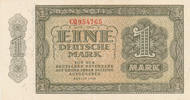 Deutschland,DDR, 1 Mark 1948 Ro.340b KN 6stellig 2 Buchstaben vor KN, le... 25.97 £ Tax included +  6.06 £ shipping