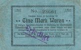 Deutsches Reich, Oberschlesien, 1 Mark Mikultschütz, Donnersmarckhütte, -