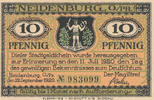 Deutsches Reich, Ostpreußen, 10 Pfennig, Neidenburg Magistrat, KN schwarz, -