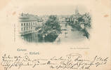 Deutsches Reich,Thüringen, Ansichtskarte Erfurt, Schlösserbrücke, -