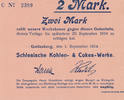 Deutsches Reich,Schlesien, 2 Mark Gottesberg, Schlesische Kohlen- & Cokes-Werke, -