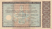 Deutsches Reich,Schlesien, 500000 Mark Glogau,Magistrat, -
