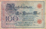 Deutsches Reich,Kaiserreich, 100 Mark 1903 Serie:D, Unterdruckbuchstabe:... 6.05 £ Tax included +  6.06 £ shipping