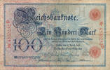 Deutsches Reich,Kaiserreich, 100 Mark 1903 Serie:D, Unterdruckbuchstabe:... 4.32 £ Tax included +  6.06 £ shipping