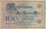 Deutsches Reich,Kaiserreich, 100 Mark 1903 Serie:D, Unterdruckbuchstabe:... 3.46 £ Tax included +  6.06 £ shipping