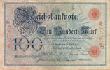 Deutsches Reich,Kaiserreich, 100 Mark 1903 Serie:D, Unterdruckbuchstabe:... 4.32 £ Tax included +  6.06 £ shipping