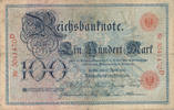 Deutsches Reich,Kaiserreich, 100 Mark 1903 Serie:D, Unterdruckbuchstabe:... 6.05 £ Tax included +  6.06 £ shipping