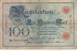 Deutsches Reich,Kaiserreich, 100 Mark 1903 Serie:C, Unterdruckbuchstabe:... 4.32 £ Tax included +  6.06 £ shipping