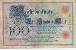 Deutsches Reich,Kaiserreich, 100 Mark 1903 Serie:A, Unterdruckbuchstabe:... 6.07 £ Tax included +  6.07 £ shipping