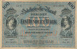 Deutsches Reich, Sachsen, 100 Mark Serie.III -