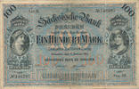 Deutsches Reich, Sachsen, 100 Mark Serie.III -