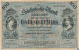 Deutsches Reich, Sachsen, 100 Mark Serie:VII -