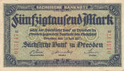 Deutsches Reich, Sachsen, 50000 Mark -