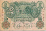 Deutsches Reich,Kaiserreich, 50 Mark KN 7 stellig,Udr.Bst.M,Serie C, -