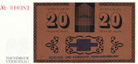 Deutschland,DDR, 20 Mark Schloss und Parkhotel Reinhardsbrunn, -