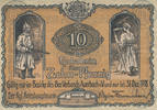 Deutsches Reich,Sachsen, 10 Pfennig Auerbach, Amtshauptmannschaft, -