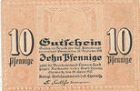 Deutsches Reich,Sachsen, 10 Pfennig Chemnitz, Amtshauptmannschaft, -