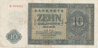 Deutschland,DDR, 10 Mark 1948 Ro.343a KN 6stellig 1 Buchstabe Serie:G vo... 17.35 £ Tax included +  6.07 £ shipping
