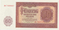 Deutschland,DDR, 50 Mark Ro.352a Serie:EB, -