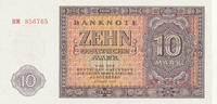 Deutschland,DDR, 10 Mark Ro.350a Serie:HM, -