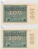 Deutsches Reich,Weimarer Republik, 100 Millionen Mark Ro.106m Wz.Hakensterne KN 8stellig FZ:CD,106r Wz.Ringe KN 8stellig FZ:CD, -