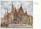 Deutsches Reich,Schlesien, Ansichtskarte Breslau,Rathaus, -