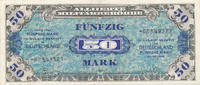 Deutschland, Alliierte Besatzung 50 Mark Ro.205d KN 8stellig,UdSSR-Druck ohne F, -