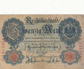 Deutsches Reich,Kaiserreich, 20 Mark Ro.40b KN 7stellig, Serie:E, Udr.Bst.Y, -