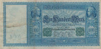 Deutsches Kaiserreich, 100 Mark 1910 Ro.44a Siegel grün,Papier weiß,Lang... 4.33 £ Tax included +  6.07 £ shipping