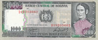 Bolivien 1000 Bolivianos -