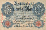 Deutsches Reich,Kaiserreich, 20 Mark 1914 Ro.47b KN 7stellig, Serie:N, U... 1.72 £ Tax included +  6.06 £ shipping