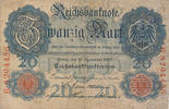 Deutsches Reich, Kaiserreich, 20 Mark Ro.37 Serie:B,Udr.Bst:P, -