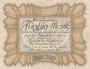 Deutsches Reich, Weimarer Republik, 50 Mark Ro. 57c, DEU-70c, Serie: D, (Nr. ) im Volksmund: Eierschein, Bilderrahmenschein, -