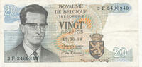Belgien, 20 Frank -