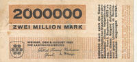 Weimarer Republik, Landesregierung Weimar, 2 Million Mark Bauhaus,Entwurf Herbert Bayer, -
