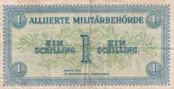 Österreich, Alliierte Militärbehörde 1 Schilling Wz. Wellen, -