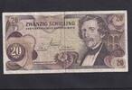 Österreich 20 Schilling 1967 gebraucht III, 3.46 £ Tax included +  6.07 £ shipping