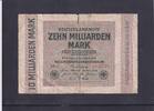 Deutsches Reich, Weimarer Republik, 10 Milliarden Mark 1923 Ro.114c,DEU-... 8.67 £ Tax included +  6.07 £ shipping