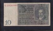 Weimarer Republik, Reichsbank, 10 Reichsmark 1929 Ro.173a,DEU-183a, Frie... 3.46 £ Tax included +  6.06 £ shipping