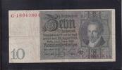 Weimarer Republik, Reichsbank, 10 Reichsmark 1929 Ro.173a,DEU-183a, Frie... 3.46 £ Tax included +  6.06 £ shipping