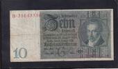 Deutsches Reich, Weimarer Republik, 10 Reichsmark 1929 Ro.173a,DEU-183a,... 3.46 £ Tax included +  6.07 £ shipping