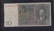 Deutsches Reich, Weimarer Republik, 10 Reichsmark 1929 Ro.173a,DEU-183a,... 3.46 £ Tax included +  6.07 £ shipping