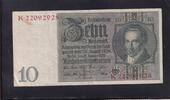 Deutsches Reich, Weimarer Republik, 10 Reichsmark 1929 Ro.173b,DEU-183b,... 3.46 £ Tax included +  6.07 £ shipping