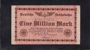 Weimarer Republik, Reichsbahn, 1 Million Mark Reichsverkehrsminister Berlin, Serie: 1 stellig, -