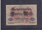 Kaiserreich, Darlehnskassenschein, 50 Mark Ro.50b, DEU-56b, KN 7stellig, Serie: L, -