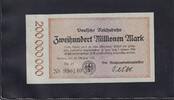 Weimarer Republik, Reichsbahn, 200 Millionen Mark 1923 Reichsverkehrsmin... 3.45 £ Tax included +  6.05 £ shipping