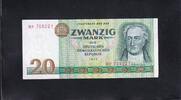 Deutschland DDR, 20 Mark 1975 Ro.362a, DDR-24a, Typendruck, KN 6stellig,... 5.20 £ Tax included +  6.07 £ shipping
