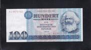 Deutschland, DDR, 100 Mark 1975 Ro.363a, DDR-25a,Typensatz, Serie:AJ, fa... 9.52 £ Tax included +  6.06 £ shipping