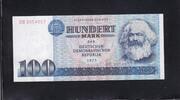 Deutschland, DDR, 100 Mark 1975 Ro.363a, DDR-25a,Typensatz, Serie:BB, fa... 9.52 £ Tax included +  6.06 £ shipping